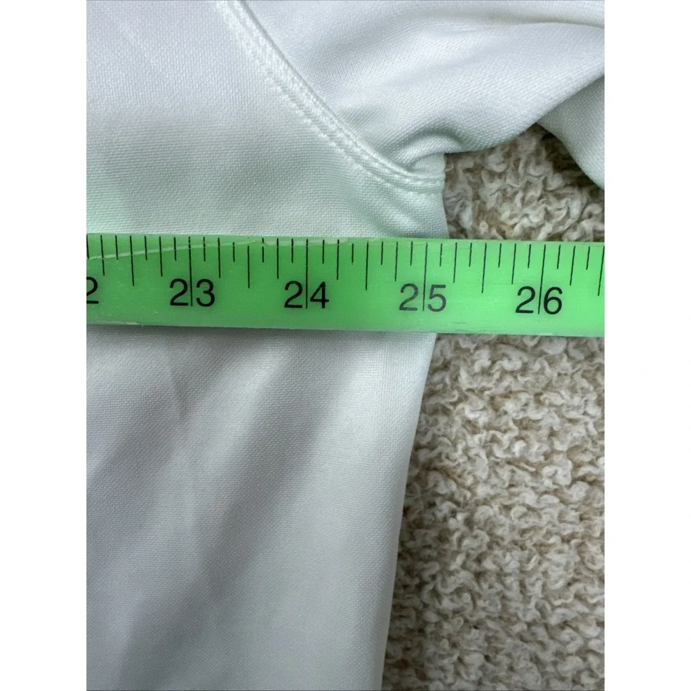 Nike Golf Tour Performance Therma-Fit 1/4 Zip Sweater Men's White Gray XL